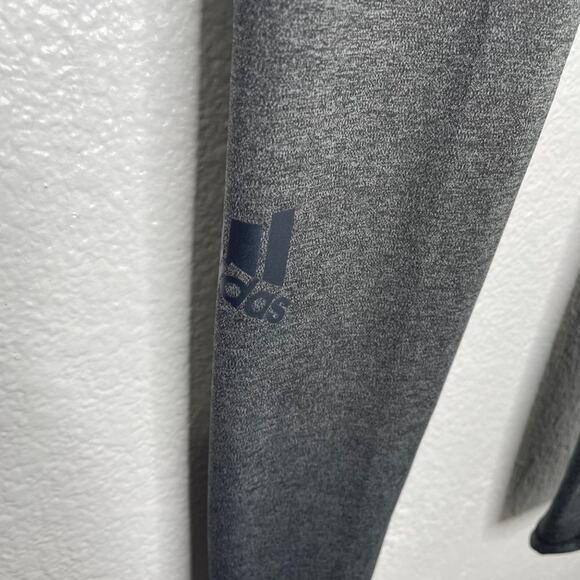 Adidas Womens Leggings Size S Light Gray Activewear Workout Pullover Gym Wear - Picture 8 of 12